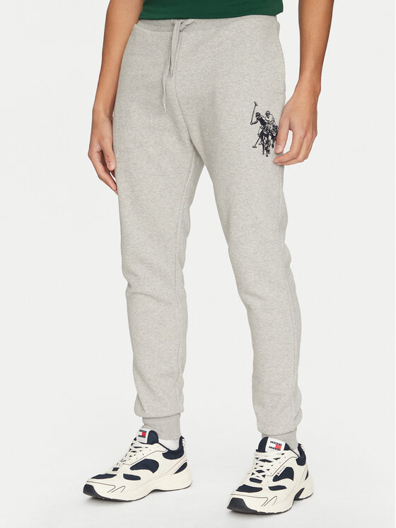 U.S. Polo Assn. Teplákové nohavice MUP2038 Sivá Regular Fit