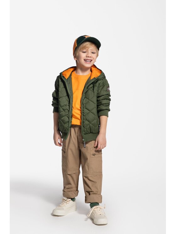 Coccodrillo Coccodrillo Kurtka przejściowa WC5152701OBK-027 Khaki Regular Fit