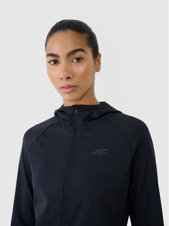 4F 4F Felpa tecnica 4FWMM00TFSWF653-20S Nero Authentic Slim Fit