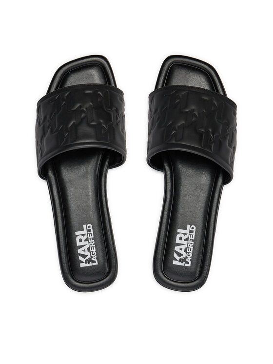 KARL LAGERFELD KARL LAGERFELD Klapki KL85400 Czarny