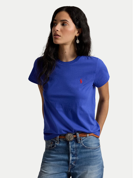 Polo Ralph Lauren Polo Ralph Lauren T-Shirt 211B14605020 Niebieski Classic Fit