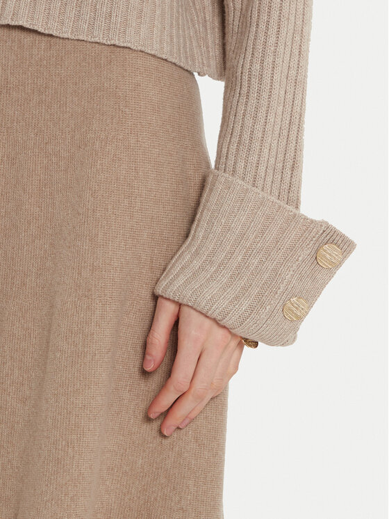 ViCOLO ViCOLO Rollkragenpullover 55016S Beige Regular Fit