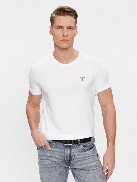 Guess Guess 2er-Set T-Shirts Caleb U97G03 KCD31 Weiß Regular Fit