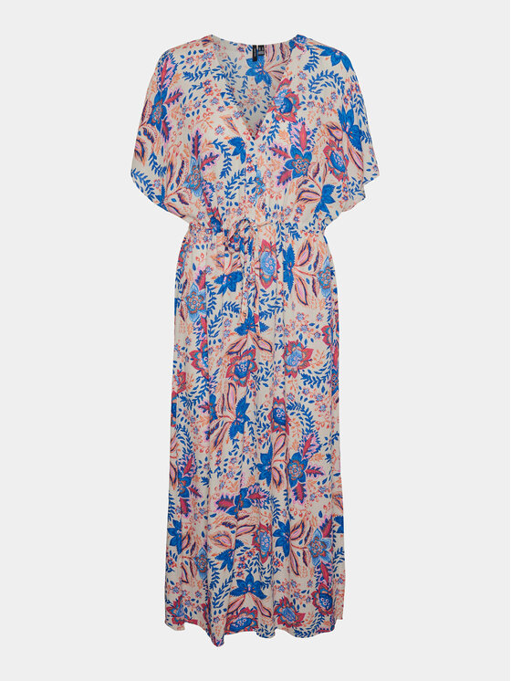 Vero Moda Vero Moda Sukienka letnia Menny 10303701 Kolorowy Loose Fit