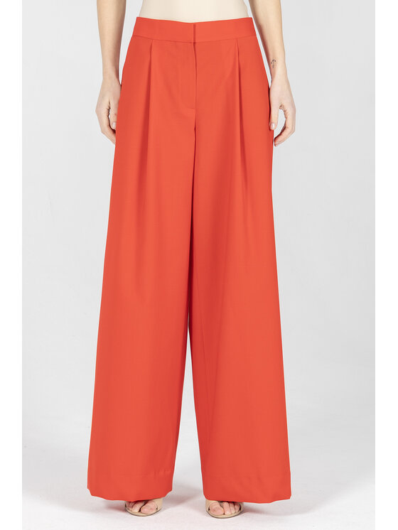 Deni Cler Milano Deni Cler Milano Spodnie materiałowe W-DC-5242-F2-A7-30-1 Czerwony Loose Leg
