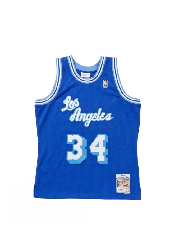 Mitchell & Ness Mitchell & Ness Tank top NBA SWINGMAN LOS ANGELES LAKERS SHAQUILLE O`NEAL Modrá Regular Fit