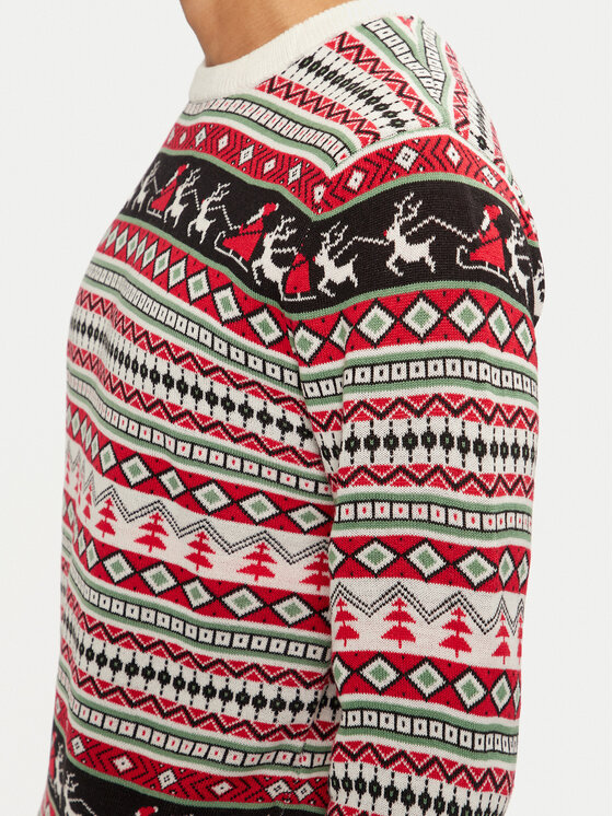 Brave Soul Brave Soul Sweter MK-249SELICK Kolorowy Regular Fit