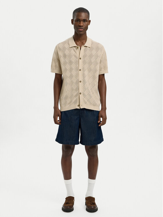 Selected Homme Selected Homme Cămașă 16097564 Bej Regular Fit