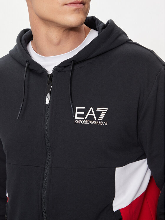 EA7 Emporio Armani EA7 Emporio Armani Pulóver 3DPM15 PJLIZ 1578 Sötétkék Regular Fit
