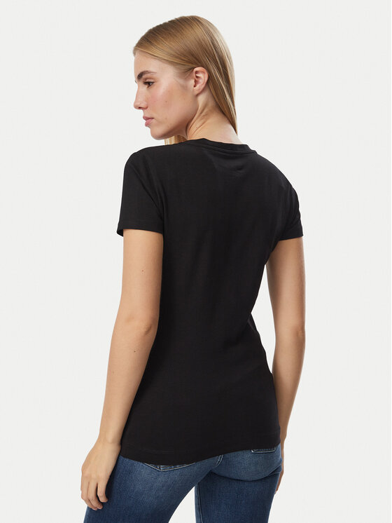 Guess Guess Тишърт W6BI26 K6047 Черен Regular Fit