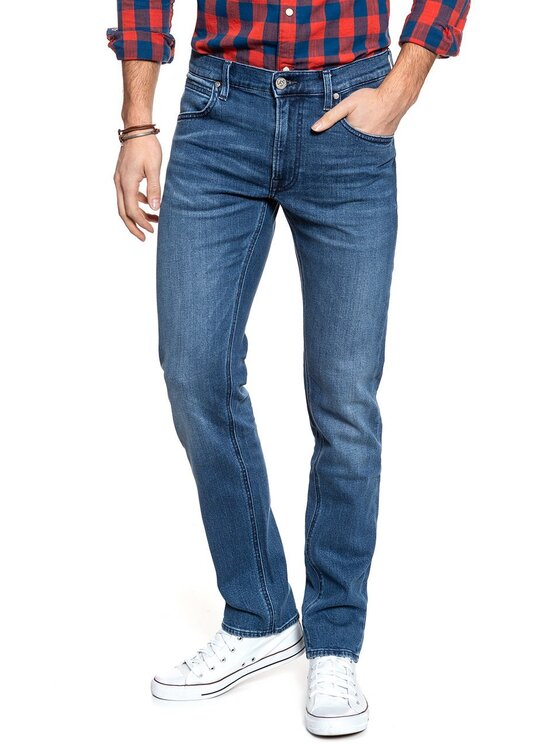 Lee Lee Jeans DAREN ZIP FLY Blu Straight Fit