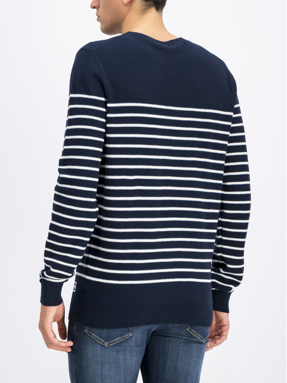 Helly Hansen Helly Hansen Sweter Skagen 34055 Granatowy Regular Fit