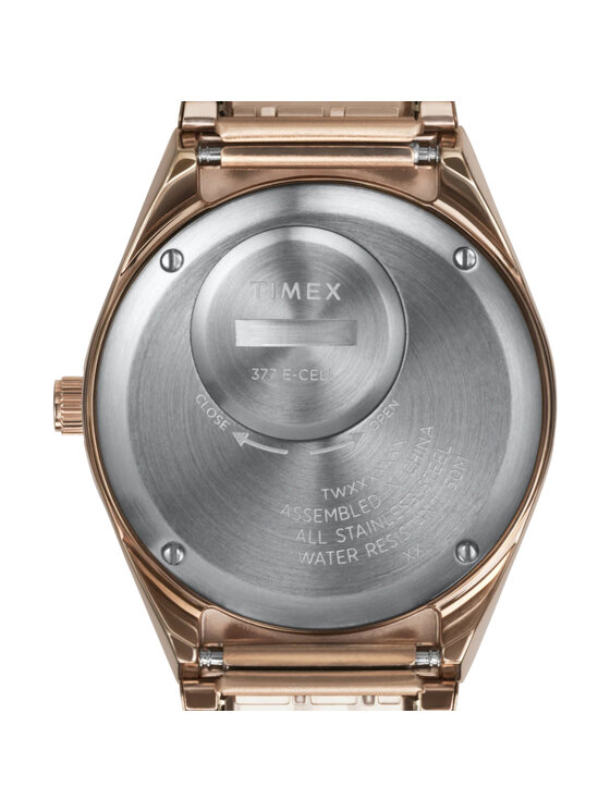 Timex Timex Zegarek TW2W41000 Różowe złoto