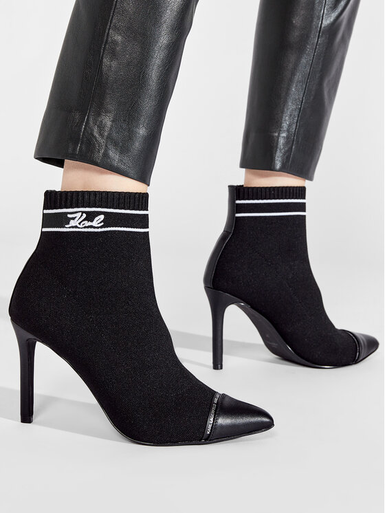 KARL LAGERFELD KARL LAGERFELD Ботильйони KL31352 Чорний