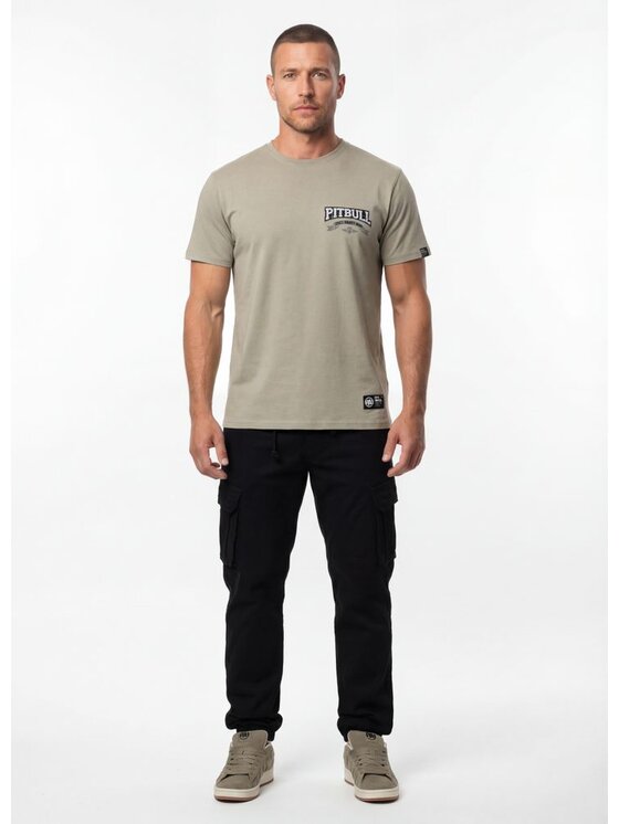 PITBULL PITBULL T-Shirt TROUBLEMAKER Szary Regular Fit