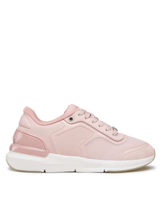 Calvin Klein Sneakersy Flexi Runner Lace Up HW0HW01370 Ružová
