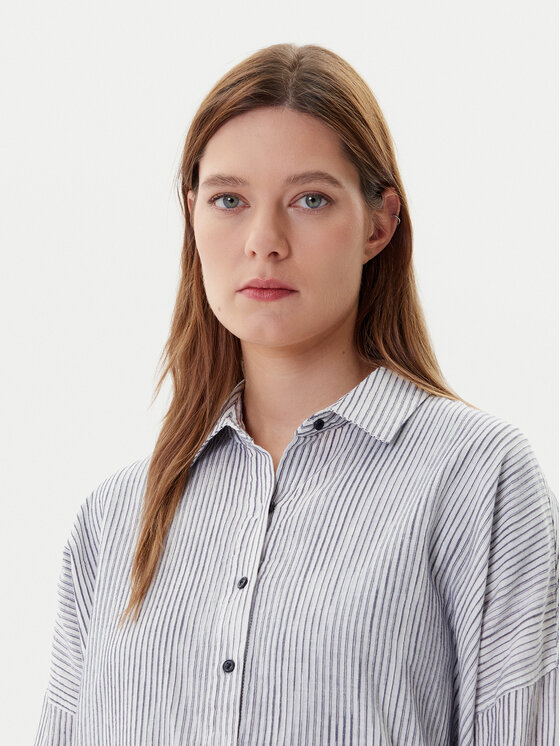 Mustang Mustang Camicia Ruby 1016577 Blu Loose Fit