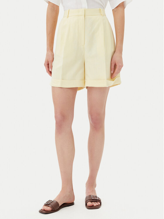 Tommy Hilfiger Tommy Hilfiger Šortky z materiálu WW0WW44767 Žlutá Regular Fit