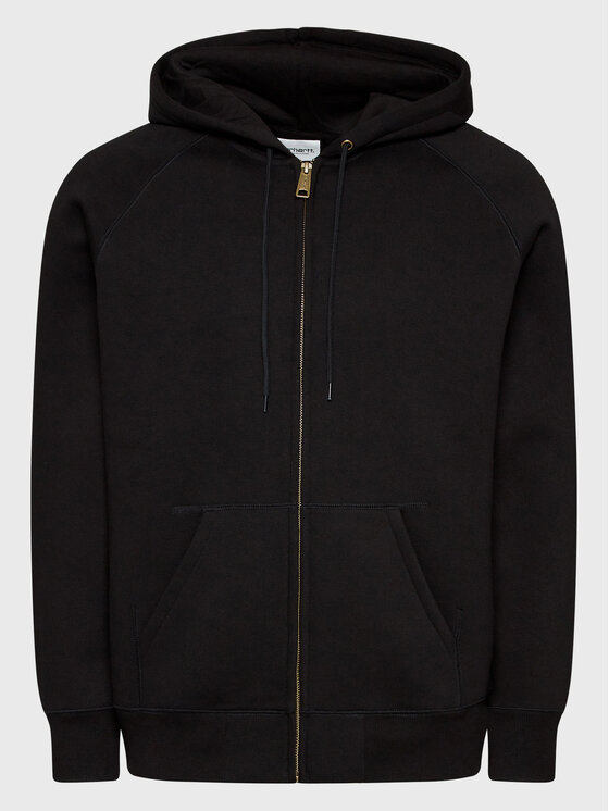Carhartt WIP Felpa Chase I026385 Nero Regular Fit Modivo