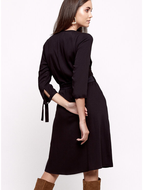 Bubala Bubala Sukienka codzienna Kira Black Czarny Feminine Fit