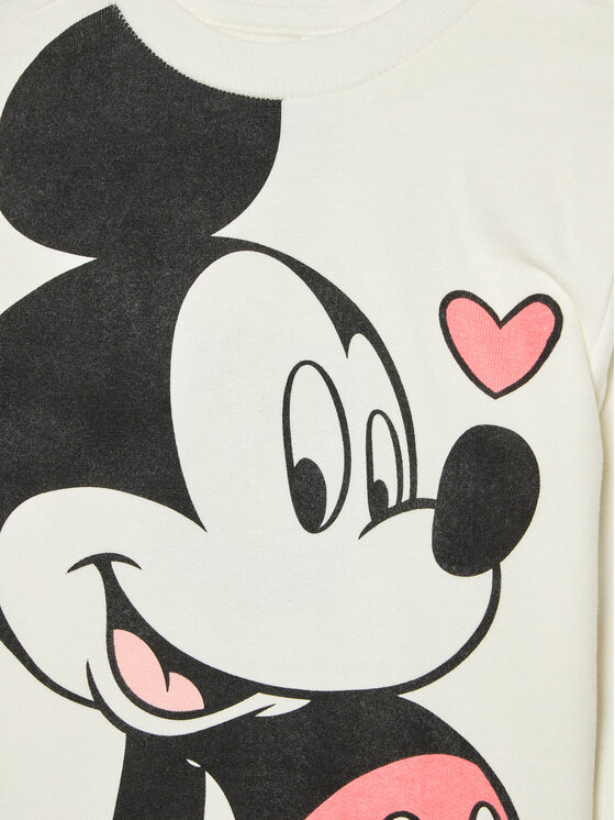 Felpa MICKEY & FRIENDS 1349524 Bianco Regular Fit