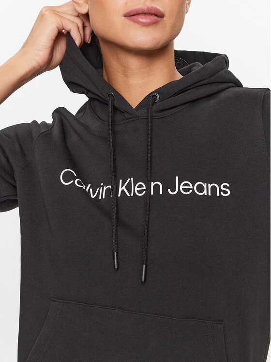 Calvin Klein Jeans Calvin Klein Jeans Mikina J20J220254 Čierna Regular Fit