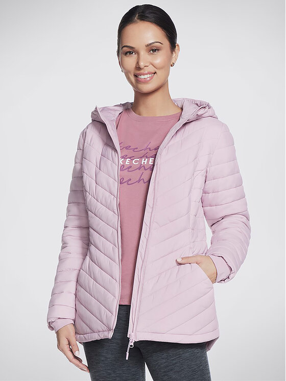 Skechers Skechers Anorák Goshield Everyday Parka JA5 Rózsaszín Regular Fit