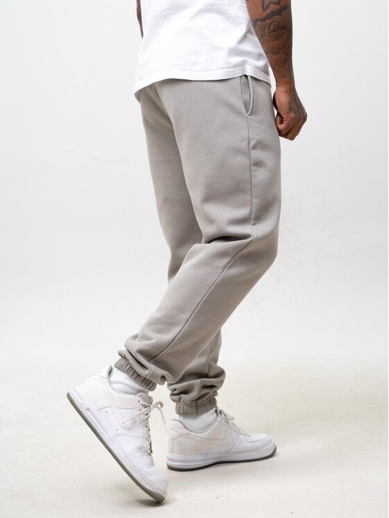 Good Luck Good Luck Spodnie dresowe Klasyczne na każdą okazję 129942 Szary Regular Fit