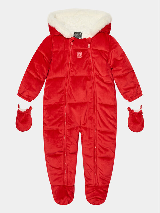 Guess Winteranzug H3BW13 WE900 Rot Regular Fit | Modivo.de