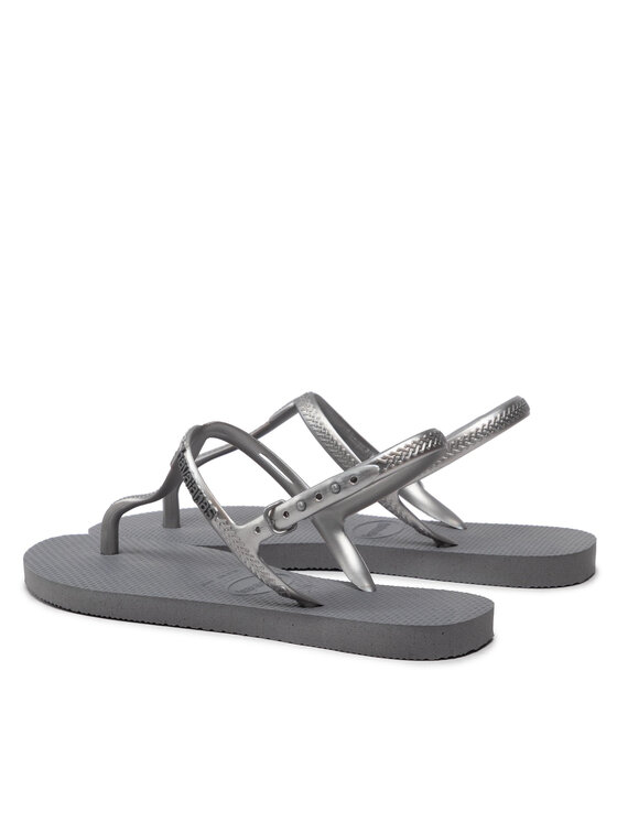 Havaianas Havaianas Basutės Twist 41447565178 Sidabrinė