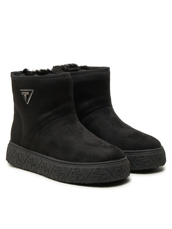 Guess Guess Μποτάκια Unitie FLFUTY ESU06 Μαύρο