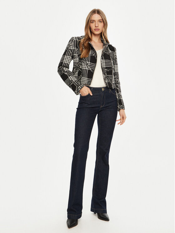 Guess Guess Płaszcz przejściowy W5RL29 WGWG0 Czarny Regular Fit