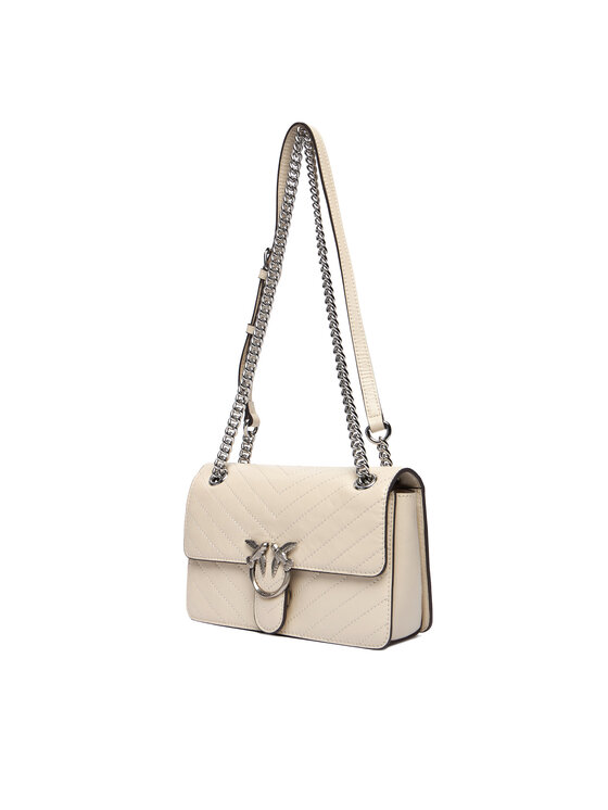 PINKO PINKO Ročna torba Love One Light Mini Al 25-26 PLTT 106173 A2JC Écru