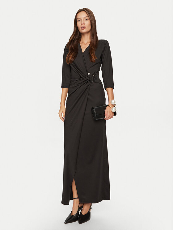 Rinascimento Rinascimento Õhtune kleit CFC0019791002 Must Regular Fit