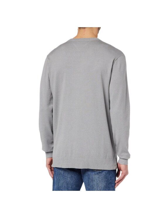 Tommy Hilfiger Tommy Hilfiger Sweter Crew Neck Knit Szary Regular Fit