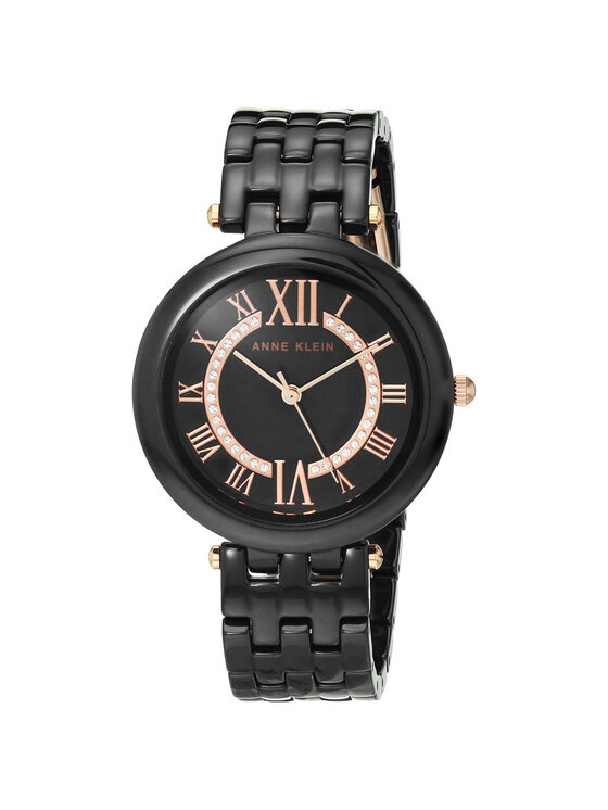 Anne Klein Anne Klein Zegarek AK-3670NVRG Czarny