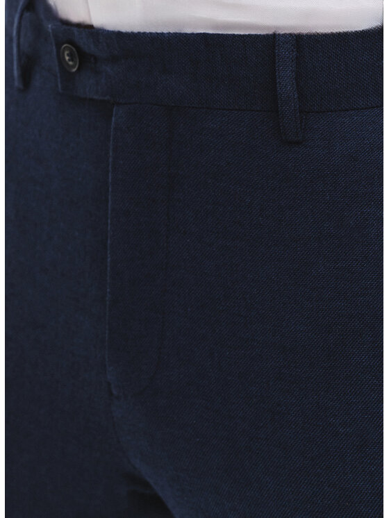 Pako Lorente Pako Lorente Spodnie garniturowe P25SF-6G-021 Granatowy Slim Fit