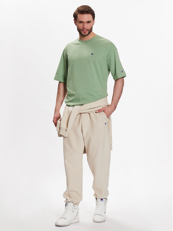 Champion Champion Tricou 216548 Verde Regular Fit