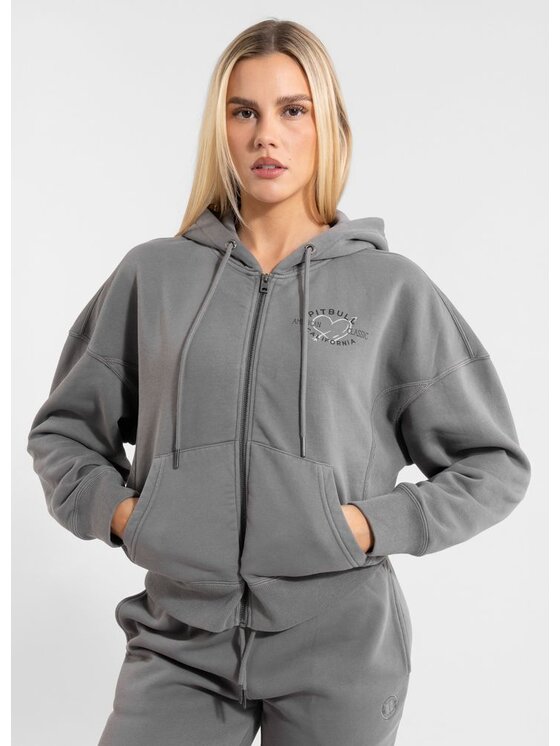 PITBULL PITBULL Bluza MANZANITA HEART Szary Regular Fit