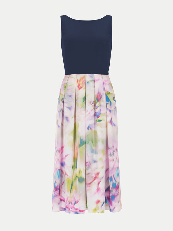 Swing Swing Sukienka koktajlowa 5AG25800 Kolorowy Regular Fit