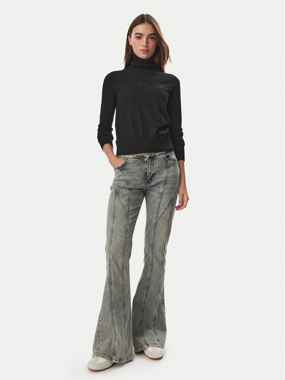 Guess Jeans Guess Jeans Golf W6BR03 Z1246 Czarny Regular Fit