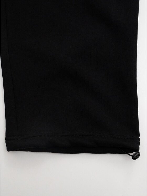 Jigga Wear Jigga Wear Spodnie dresowe Szerokie luźne korona bagy 131115 Czarny Baggy Fit