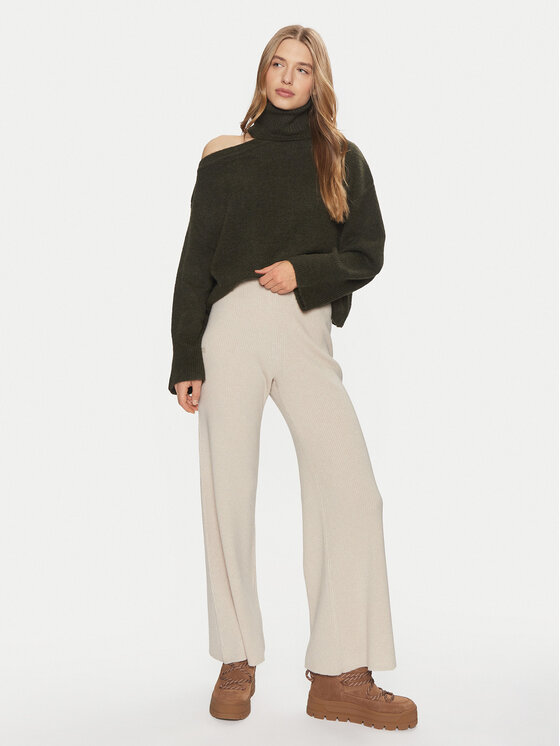 JDY JDY Dolčevita Debbie 15339501 Zelena Regular Fit