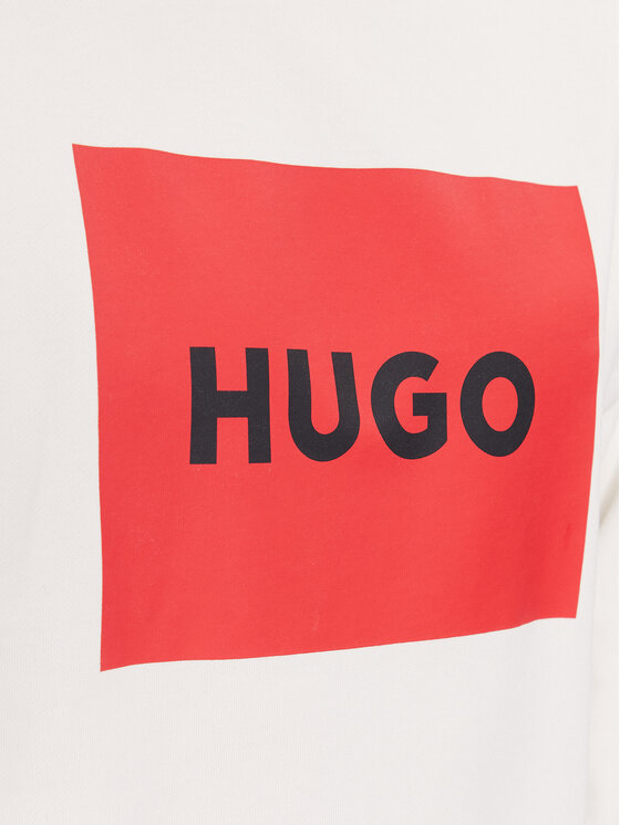 HUGO Hugo Mikina Duragol222 50467944 Bílá Regular Fit