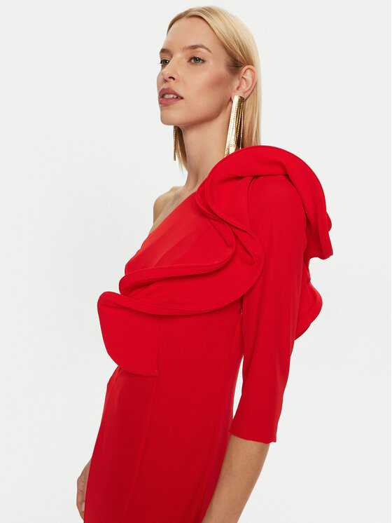 Rinascimento Rinascimento Rochie de seară CFC0121092003 Roșu Regular Fit