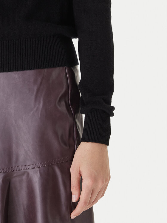 KAOS KAOS Kampsun RI1KT019 Must Regular Fit