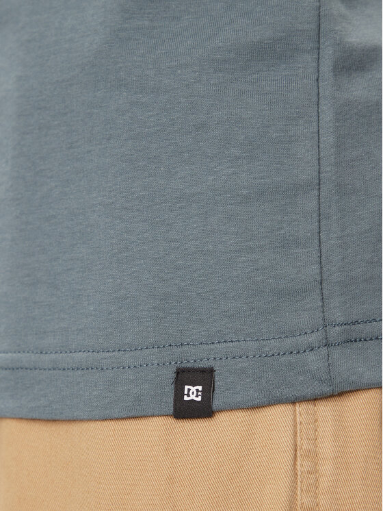 DC Shoes DC Shoes T-Shirt Chain Gang Tss ADYZT05348 Šedá Regular Fit