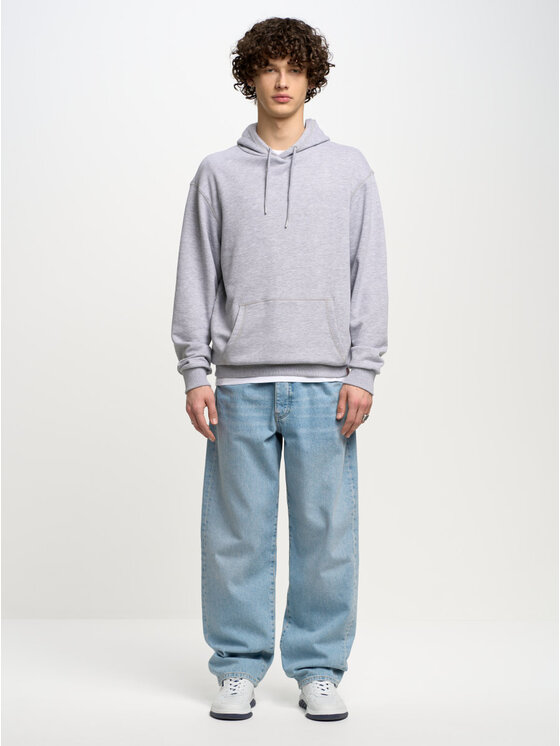 BIG STAR BIG STAR Bluza LITSON_901_170 Szary Comfort Fit