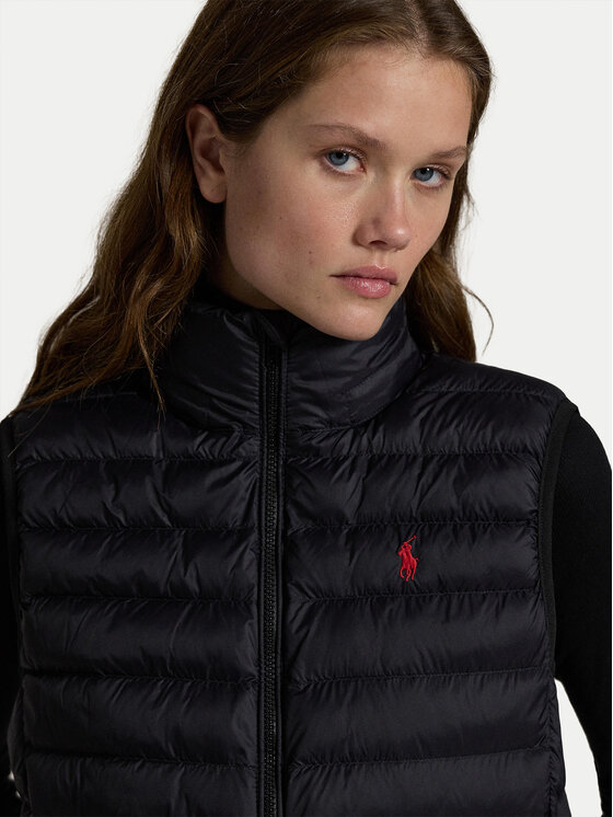 Polo Ralph Lauren Polo Ralph Lauren Αμάνικο Μπουφάν 211958935001 Μαύρο Regular Fit