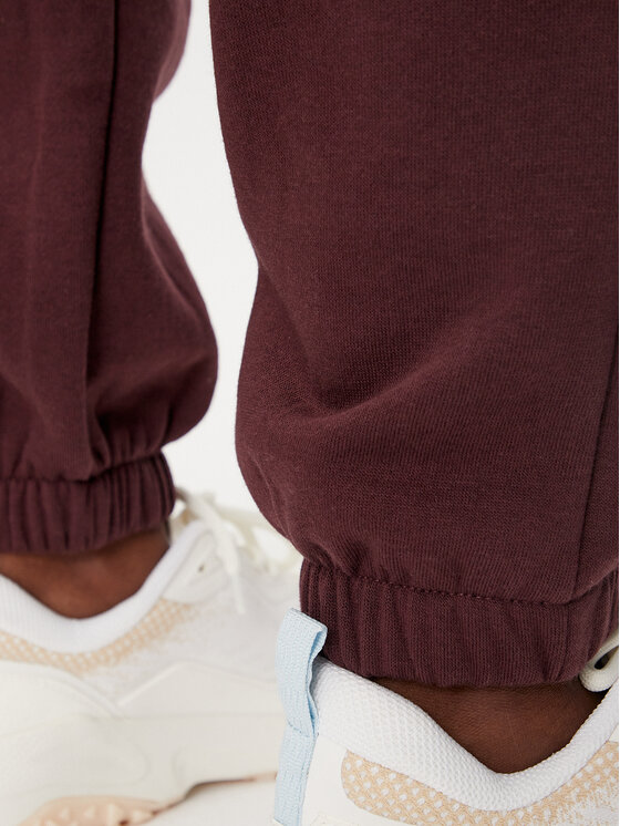 Athlecia Athlecia Spodnji del trenirke Giannis W Sweat EA243382 Bordo rdeča Regular Fit